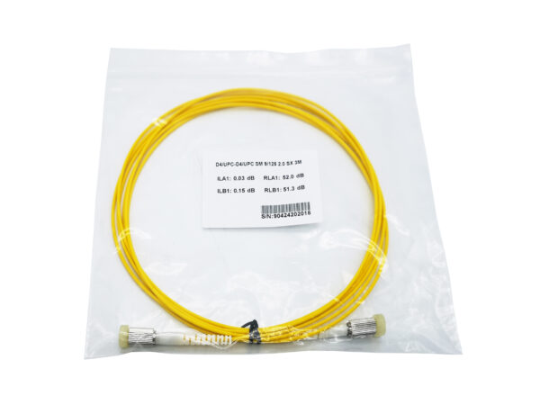 D4 fiber patch cord