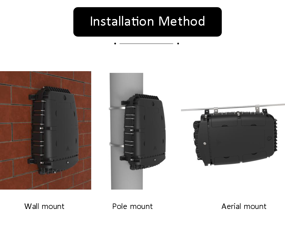 FDB0216Q fiber distribution box 16 ports IP68 installation methods