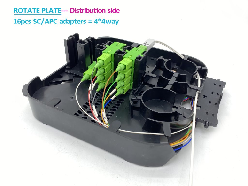 FDB0216S fiber access terminal box 16 SC adapter holder