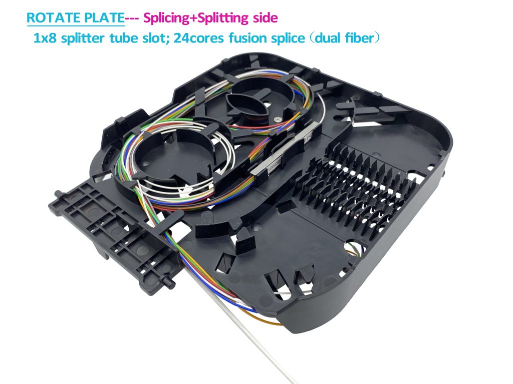 FDB0216S fiber access terminal box fusion slots and winding area