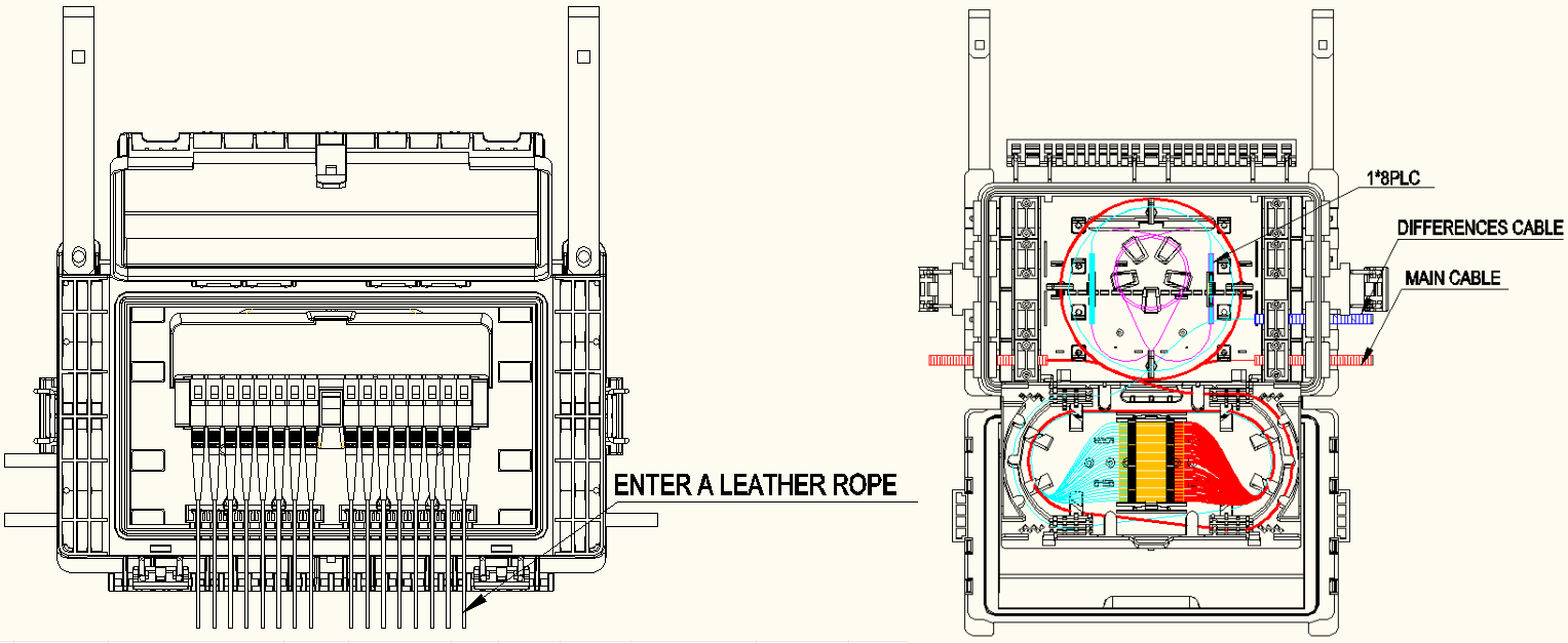 FDB0216T cable wiring way