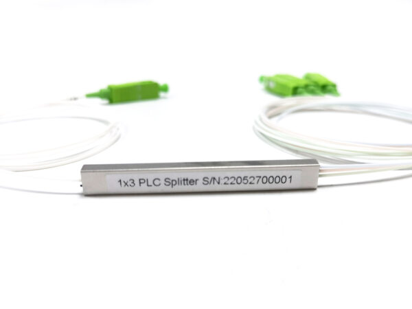 1x3 unbalanced optical fiber splitter SC connector with chip