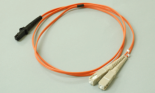 MTRJ to SC patch cord multimode OM2 50/125um duplex