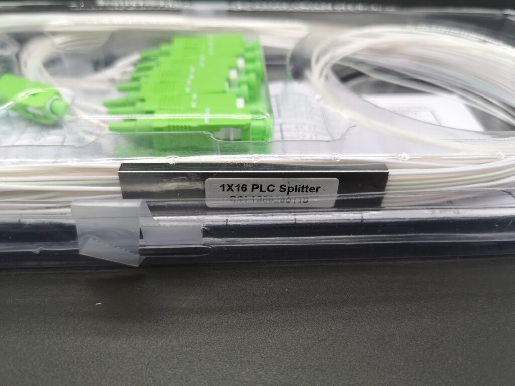 mini module plc splitter steel tube with serial number and product name