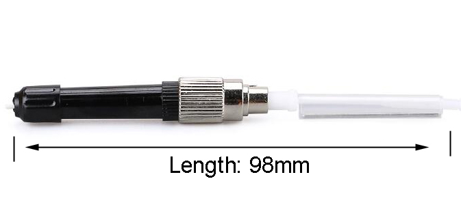 YDFSOC003 FC fusion splice on connector length