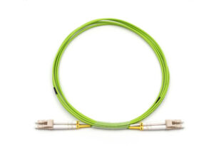 lc to lc fiber patch cable OM5 multimode green 