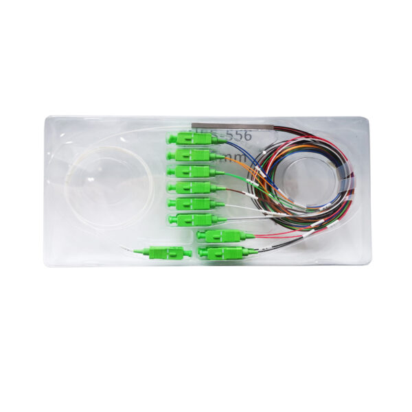 Mini Optical Splitter 1*8 blister box package