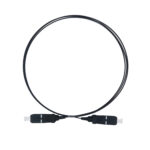 sc patch cord sm sx simplex black 0.9mm 1.5 meter G657b3 fiber