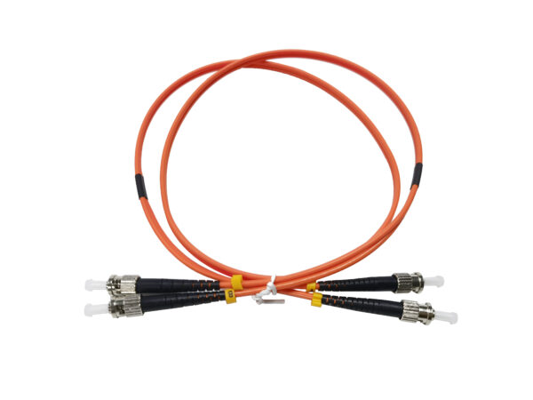 st to st patch cord om1 1meter 3.0mm orange