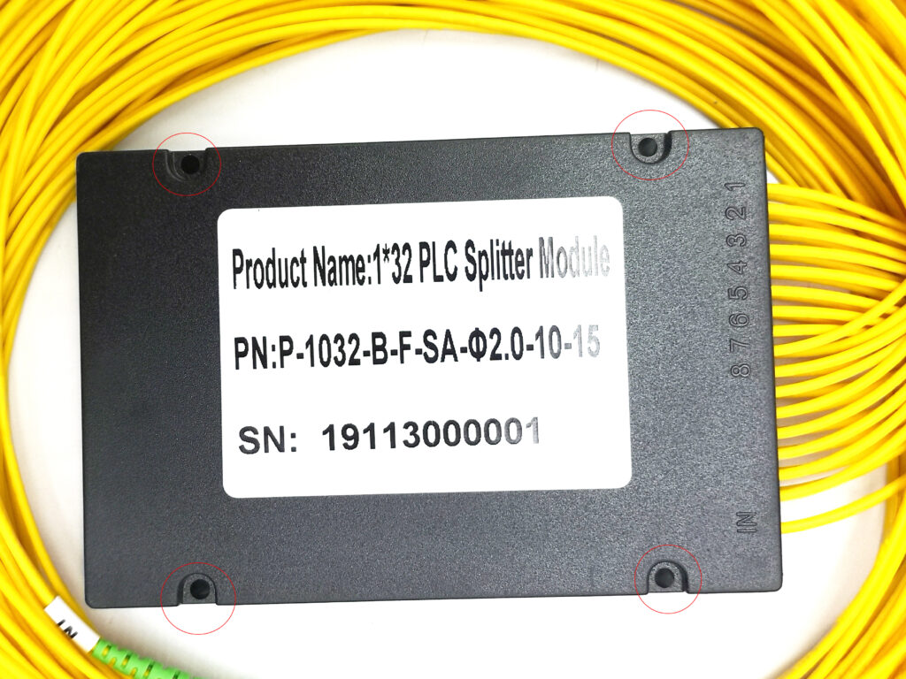 1*32 PLC splitter module with sticker