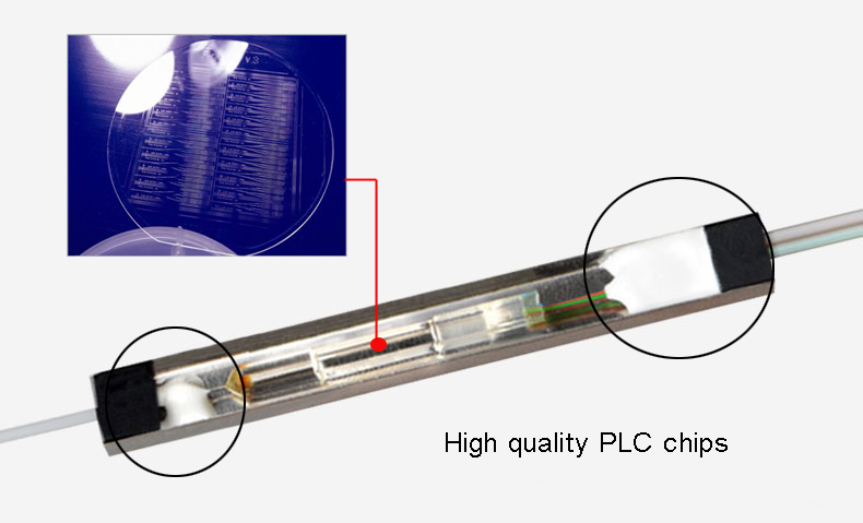 fiber optic splitter 1x2 chip