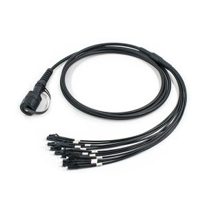 ODVA MPO to LC Patch Cord 12 Cores armored cable TPU