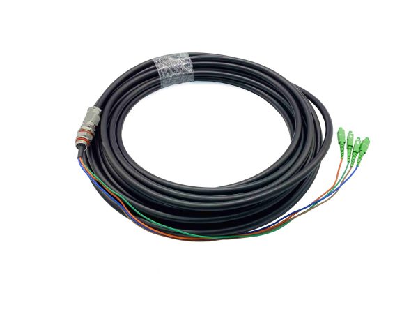 4 cores waterproof cable with connector (service cable)