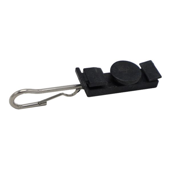 S drop cable tension clamp with open hook