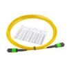 APC MTP Termination 12 Fibre trunk Cable Single Mode Flat OS2 G657A2 LSZH Flame Retardant Yellow 3M - Image 2
