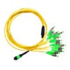 12 Fiber MPO To FC APC Breakout Cable