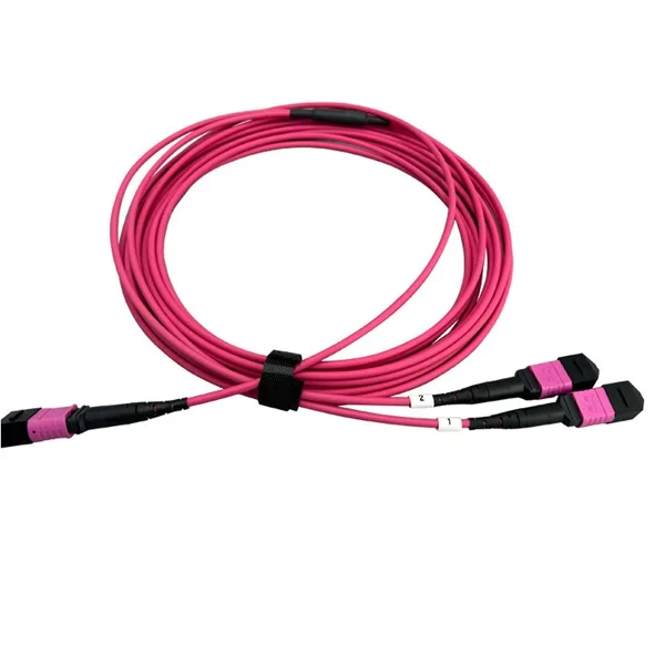 16 Fibers MPO MTP truck cable (2 x 8 Fiber MPO Connector)