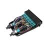 2x12F Male MTP MPO cassette With LC PC Connectors OM3 40GB