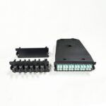 3u 288 cores vertical high density mpo cassette patch panel for qsfp 40g sr4 mpo cable