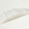 6 cores ribbon fiber splice sleeve with 1 ceramic rod, 40*3*1.5mm, pe hot melt tube, eva heat shrink tube