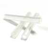 6 cores ribbon fiber splice sleeve with 1 ceramic rod, 40*3*1.5mm, pe hot melt tube, eva heat shrink tube