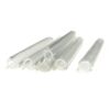 2x3mm ftth drop cable fiber joint sleeve with one steel rod 1.0mm, tube length 60mm, clear polyelefin