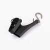 Plastic Black Adjustable Tension Wire Clamp For Figure 8 Cable with Metal S Hook