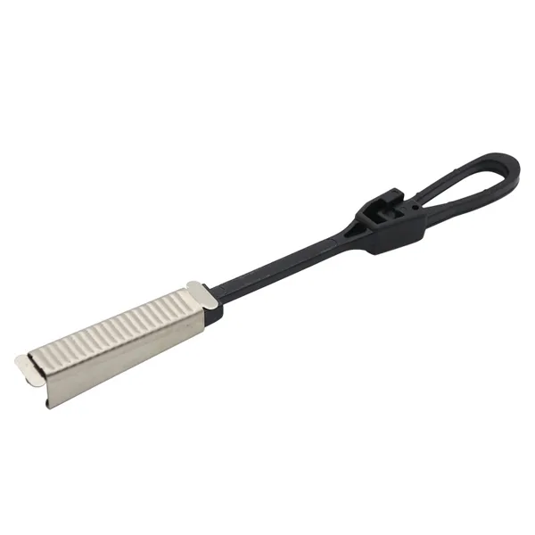 durable nylon stainless steel drop wire clamp for aerial cable, load with non fumigation export pallet
