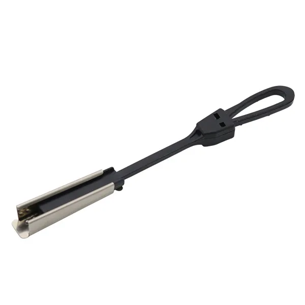 durable nylon stainless steel drop wire clamp for aerial cable, load with non fumigation export pallet