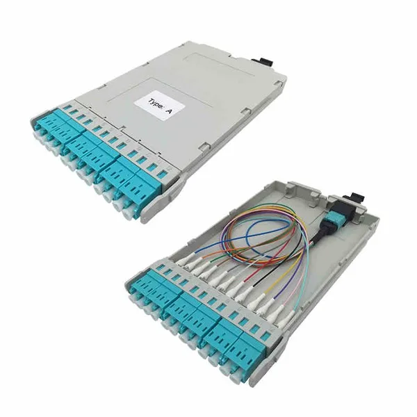 24 fibers mpo/m to lc/pc fanout 0.9mm 30cm patch cable om3 multimode