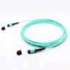 SENKO MPO 12 Fiber Female Connector Patch Cable OM3-300 MM