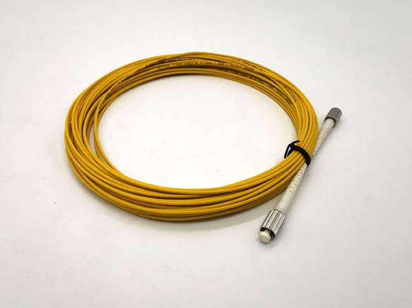 d4 to d4 single mode fiber patch cord 15m 9/125um os1 smf yellow 2mm lszh with custom labels