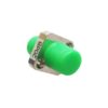 fc/apc 10db attenuation in single mode fiber, green dust caps, square body zinc alloy, fixed attenuator