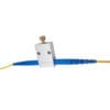 sma905 inline variable optical attenuator,manual adjust 0 65db,single mode yellow 3.0mm fiber optic cable