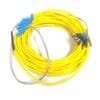 multi fiber 8 cores sc to mu patch cord,sm 9 125um, fan out colored pigtails 900um 50cm with sprial buffer tube