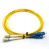 d4 sc sm fiber patch cord 3 mtr yellow 2mm g657a1, single mode, simplex il≤0.19db