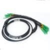12 core armored patch cable lc apc lc apc single mode g.657 opnr riser, 2.5 mts, outdoor tpu sheath