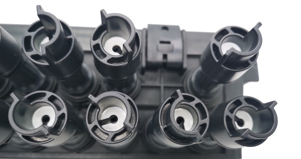 optic cable internet 16 sc waterproof fiber atb box, ip67, black, 48 cores, 2in 2 out cable port 8 12mm