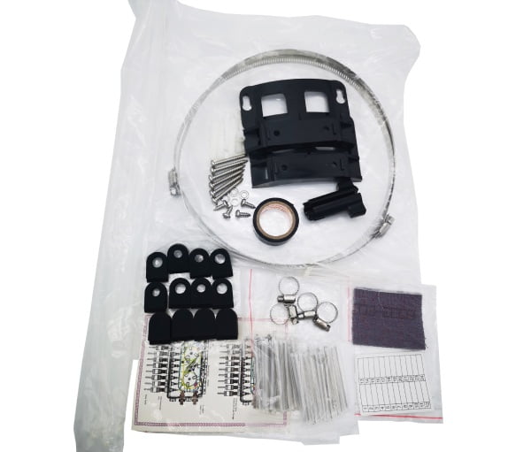 optic cable internet 16 sc waterproof fiber atb box, ip67, black, 48 cores, 2in 2 out cable port 8 12mm