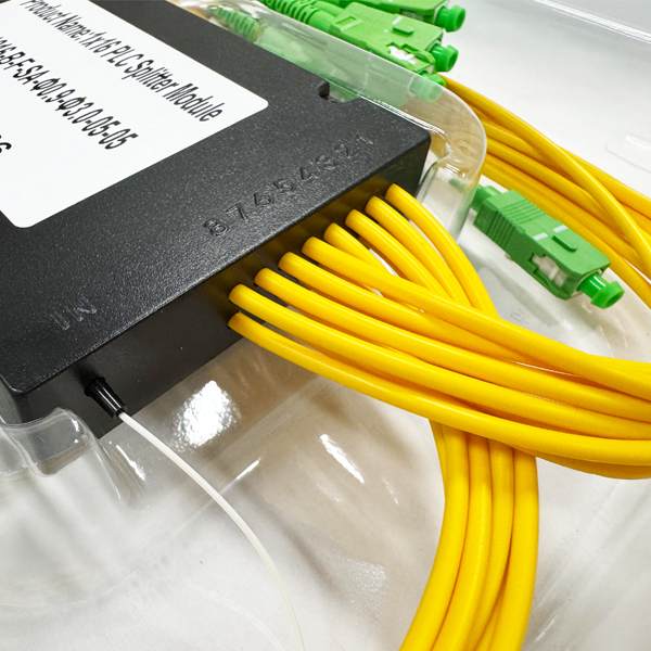 1x16 abs plc splitter cassette type, for gpon optical network,sc/apc connectors,13.8db max loss, individual pack