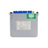 lgx plc splitter 1x16, sc upc connectors blue color, 1mts, input apc green coupler, output blue couplers with number mark