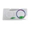 1×2 fiber optic cable coupler loss chart 20:80 sc pigtails green 1.5meter