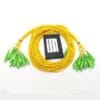 1x32 abs splitter with SC/APC connector 2mm yellow loose tube