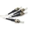 single mode fiber optic splitter 1x4, st connectors, 1.5mts, g.657b3 fiber, bag pack