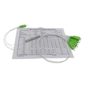 passive fiber splitter with connector 1×8 sc apc single mode g657a1