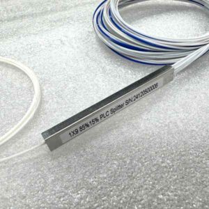 xgs pon splitter planar 1x8 85/15, single mode fiber g657a2 smf 28e corning fiber,