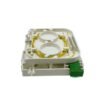 1 port roseta fibra optica movistar custom, transparent front cover, sc simplex or duplex adapters optional, bottom cable entrance