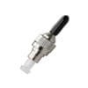 hybrid adapter with 2.5mm to 1.25mm cermic sleeve, metal, simplex