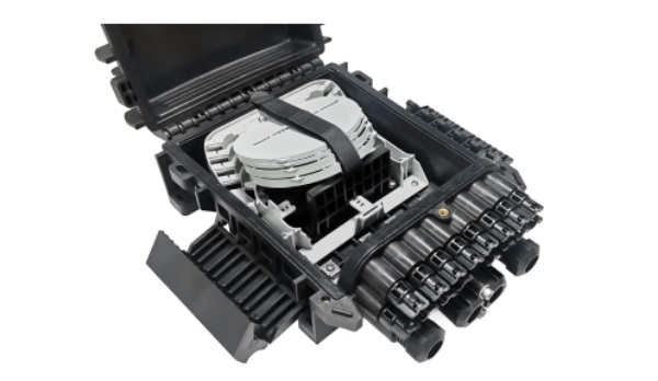 high impact ip68 waterproof ftth fiber optic termination box fdb box, with 1x16 splitter,16 sc adapter and 4 spilce trays