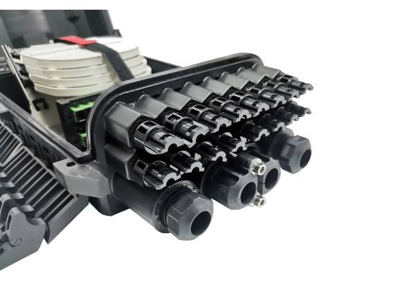 ip68 underwater ftth fiber optical termination box otb, wall pole mounting with ss304 metal sheet and cable clamps, 1x8 1x16 splitter enclosure